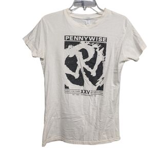 Pennywise authentic concert T-shirt 25-year anniversary women's size large